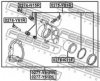 MAZDA 1A0033671 Repair Kit, brake caliper